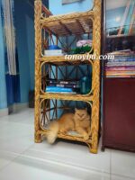 4 Shelf Bookshelf- Square - Image 4