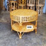 Cane Woven Table - বাইনের টেবিল
