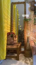স্কয়ার শেপ বেনী মিরর ফ্রেম - Image 6