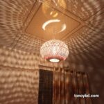 Single Layer Ball Lamp with Belt