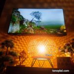 Single Ball Lamp With Stand (Belt) - Image 3