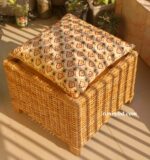 Cane Square Stool - Image 2