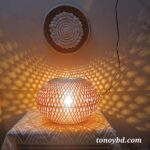 Single Layer Ball Lamp with Belt for Table