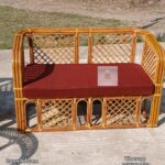 Carpet Double Seater With Foam